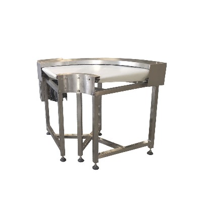 廠家直供90度皮帶轉(zhuǎn)彎機(jī)全自動(dòng)流水線食品物流分揀輸送機(jī)支持定制